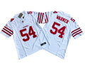 Men’s San Francisco 49ers #54 Fred Warner Nike White 2023 F.U.S.E. Vapor Limited Jersey