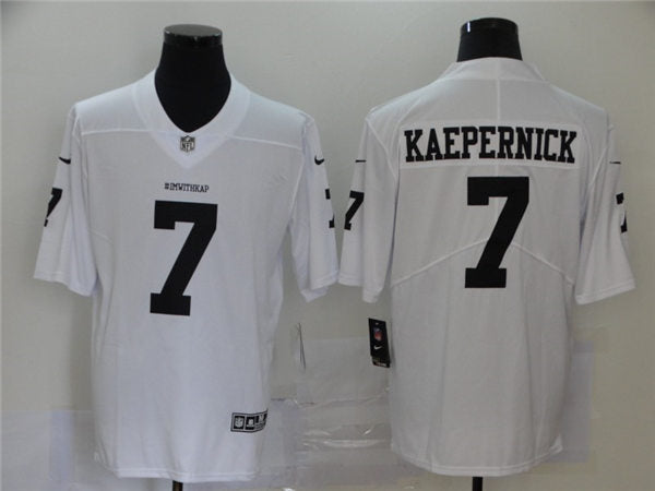 Men’s San Francisco 49ers #7 Colin Kaepernick White IM WITH KAP Limited Edition Jersey