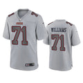 Mens San Francisco 49ers #71 Trent Williams Nike Atmosphere Fashion Game Jersey – Gray