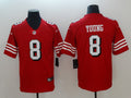 Men’s San Francisco 49ers #8 Steve Young Nike Red Vapor Untouchable Color Rush Limited Player Jersey