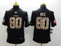 Men’s San Francisco 49ers #80 Jerry Rice Black Jersey