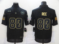 Men’s San Francisco 49ers #80 Jerry Rice Black Jersey