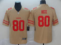 Men’s San Francisco 49ers #80 Jerry Rice Nike Gold Inverted Limited Player Jersey