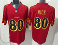 Mens San Francisco 49ers #80 Jerry Rice Rivalry Collection F.U.S.E. Limited Jersey Red