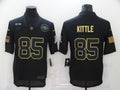 Men’s San Francisco 49ers #85 George Kittle Black Alternate Jersey