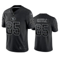 Men’s San Francisco 49ers #85 George Kittle Black Rflctv Limited Jersey
