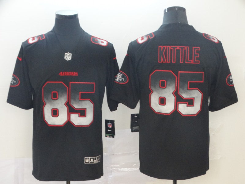 Men’s San Francisco 49ers #85 George Kittle Black Team Jersey