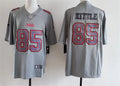 Men’s San Francisco 49ers #85 George Kittle Gray Atmosphere Fashion Game Jersey