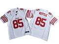 Men’s San Francisco 49ers #85 George Kittle Nike Home White 2023 F.U.S.E. Vapor Limited Jersey