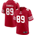 Mens San Francisco 49ers #89 Luke Farrell Nike Scarlet F.U.S.E. Vapor Limited Jersey