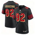 Mens San Francisco 49ers #92 Osa Odighizuwa Black Rivalries Collection F.U.S.E. Limited Jersey