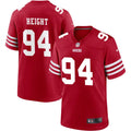 Mens San Francisco 49ers #94 Romello Height Nike Scarlet F.U.S.E. Vapor Limited Jersey
