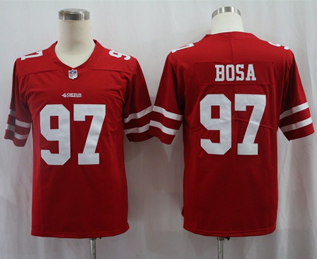 Men’s San Francisco 49ers #97 Nick Bosa Jersey Red
