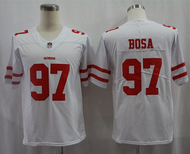Men’s San Francisco 49ers #97 Nick Bosa Jersey White