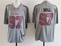 Mens San Francisco 49ers #97 Nick Bosa Nike Atmosphere Fashion Game Jersey – Gray