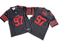 Men’s San Francisco 49ers #97 Nick Bosa Nike Black Alternate F.U.S.E. Vapor Limited Jersey