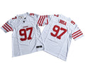 Men’s San Francisco 49ers #97 Nick Bosa Nike Home White F.U.S.E. Vapor Limited Jersey