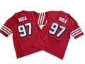 Men’s San Francisco 49ers #97 Nick Bosa Nike Scarlet Alternate F.U.S.E. Vapor Limited Jersey