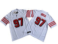 Men’s San Francisco 49ers #97 Nick Bosa Nike White Alternate F.U.S.E. Vapor Limited Jersey