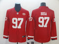 Men’s San Francisco 49ers #97 Nick Bosa Teams Nike Therma Long Sleeve Jersey