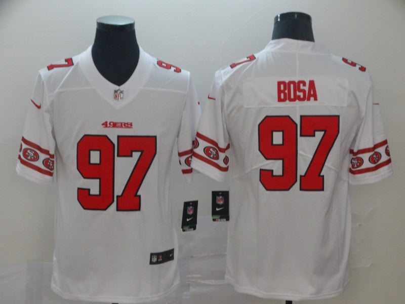 Men’s San Francisco 49ers #97 Nick Bosa White Jersey