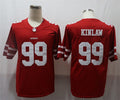 Men’s San Francisco 49ers #99 Javon Kinlaw Nike Scarlet Vapor Limited Player Jersey