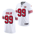 Men’s San Francisco 49ers #99 Javon Kinlaw Nike White Color Rush Limited Jersey
