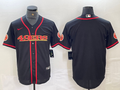 Men’s San Francisco 49ers Black Joint Edition Blank Jersey