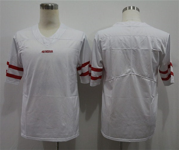Men’s San Francisco 49ers Blank Nike White Vapor Limited Team Jersey