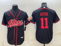 Men’s San Francisco 49ers Brandon Aiyuk #11 Black Jersey Joint Edition