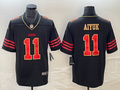 Men’s San Francisco 49ers Brandon Aiyuk #11 Black Jersey