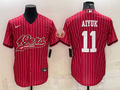 Men’s San Francisco 49ers Brandon Aiyuk #11 Red Jersey Joint Edition