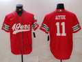Men’s San Francisco 49ers Brandon Aiyuk #11 Scarlet Jersey