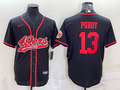 Men’s San Francisco 49ers Brock Purdy #13 Black Jersey Joint Edition