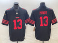 Men’s San Francisco 49ers Brock Purdy #13 Black Jersey