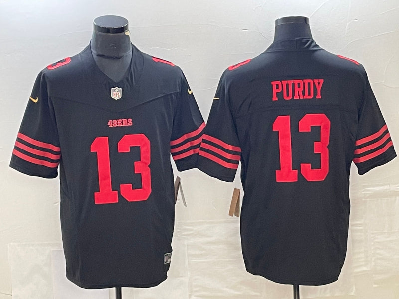 Men’s San Francisco 49ers Brock Purdy #13 Black Jersey