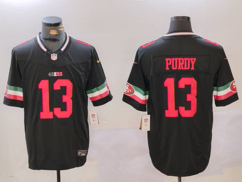 Men’s San Francisco 49ers Brock Purdy #13 Black Vapor F.U.S.E. Limited Jersey