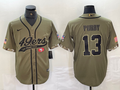 Men’s San Francisco 49ers Brock Purdy #13 Olive 2022 Salute To Service Jersey Joint Edition