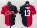 Men’s San Francisco 49ers Brock Purdy #13 Red/Black Jersey Joint Edition