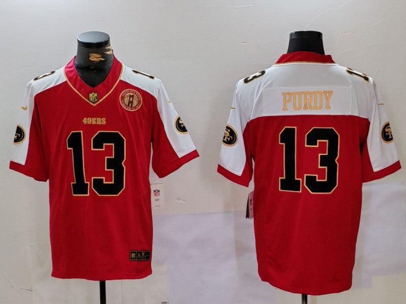 Men’s San Francisco 49ers Brock Purdy #13 Scarlet Jersey