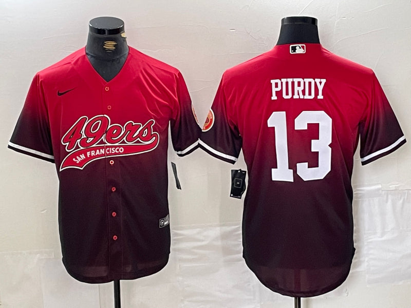 Men’s San Francisco 49ers Brock Purdy #13 Scarlet Jersey