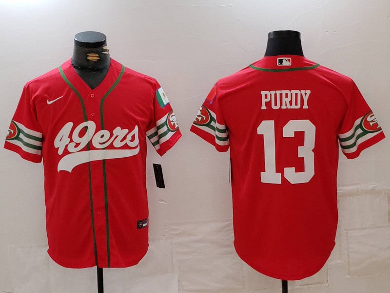 Men’s San Francisco 49ers Brock Purdy #13 Scarlet Jersey