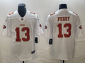 Men’s San Francisco 49ers Brock Purdy #13 Tundra White Jersey