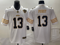 Men’s San Francisco 49ers Brock Purdy #13 White 75th Anniversary Jersey