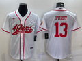 Men’s San Francisco 49ers Brock Purdy #13 White Jersey Joint Edition