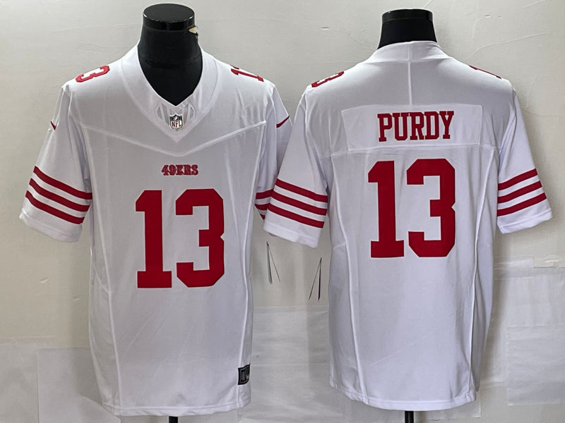 Men’s San Francisco 49ers Brock Purdy #13 White Jersey