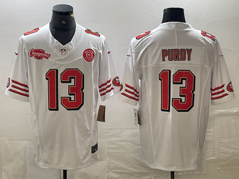 Men’s San Francisco 49ers Brock Purdy White Jersey