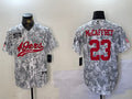 Men’s San Francisco 49ers Christian McCaffrey #23 Arctic Camo Salute to Service Limited Jersey