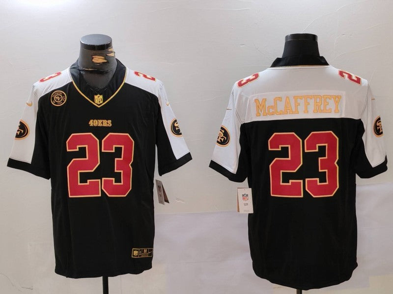 Men’s San Francisco 49ers Christian McCaffrey #23 Black Alternate Jersey
