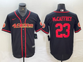 Men’s San Francisco 49ers Christian McCaffrey #23 Black Joint Edition Jersey